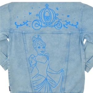 Disney Parks Oversized Cinderella Jean Jacket Medium